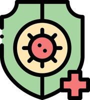 virus illustration design vector