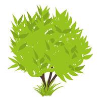 a green tree vector