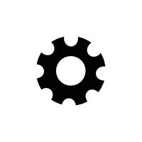 Setting icon simple design. vector