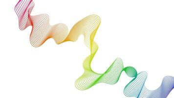 Abstract backdrop with wave gradient lines vector