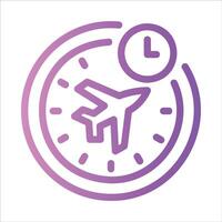 flight in flat design style vector