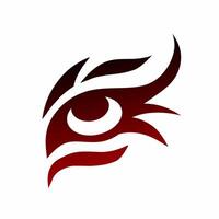 illustration graphic of tribal art design abstract eyes vector