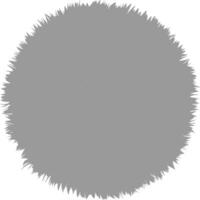 silhouette pom pom black color only vector