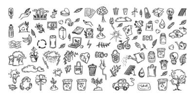 Simple sketch line style elements. Doodle cute ink pen line elements isolated on white background. Doodle arrow, heart, star, decoration symbol, icon set. vector