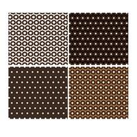 Abstract grunge grid polka dot halftone background pattern. Spotted black and white line illustration. Textures. vector