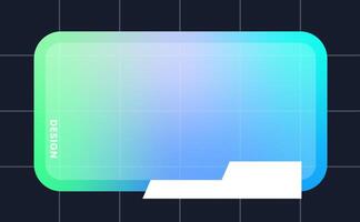 Modern pop up window illustration. Futuristic pop up interface. vector