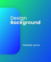 Simple colorful gradient background. Social media template illustration. vector