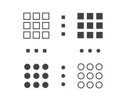 Hamburger menu icon, buttons for website, UI navigation, mobile app, presentation. design elements and user Interface icons. vector