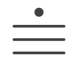Hamburger menu icon, buttons for website, UI navigation, mobile app, presentation. design elements and user Interface icons. vector