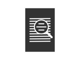 Illustration a icon depicting documents, suitable for web and mobile applications, isolated for use in graphic and design. vector