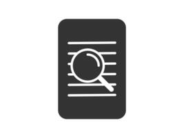Illustration a icon depicting documents, suitable for web and mobile applications, isolated for use in graphic and design. vector