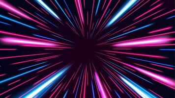 Abstract Tunnel Speed Light Starburst Background Dynamic Technology Concept vector