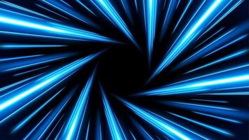 Blue Rays Zoom in Motion Effect, Swirl Light Color Trails vector