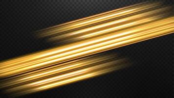 Abstract Gold Line of Light on A Background vector