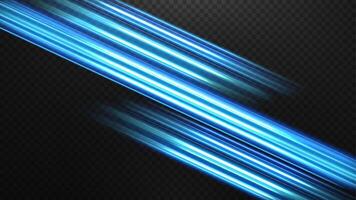Abstract Blue Line of Light on A Background vector