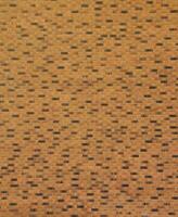 Dark brick wall pattern with chaotic masonry order. Background texture or resource for 3d texturing. Many bricks in big modern stone wall photo