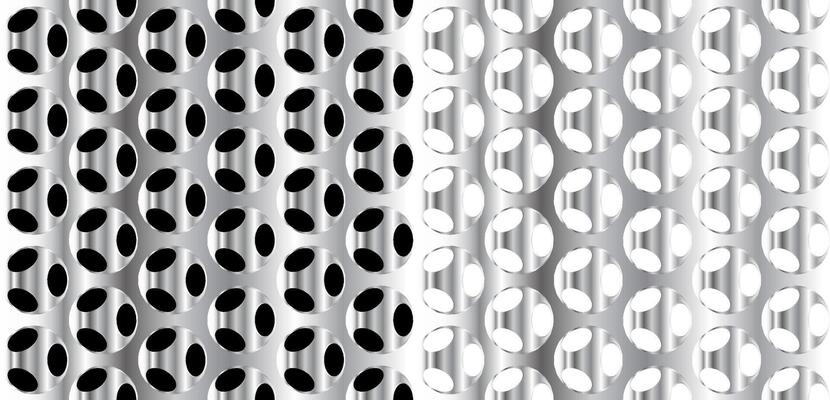 Metallic tech pattern