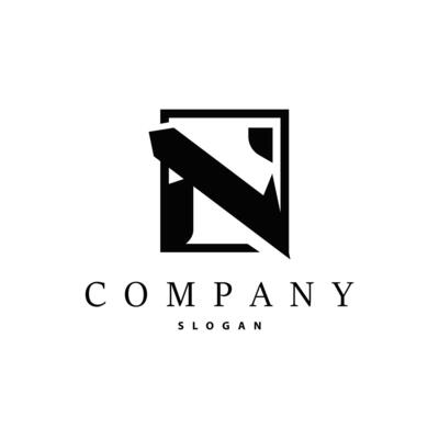 Minimal Initial N Letter Logo, Modern And Luxury Design Icon Template Element
