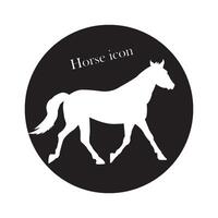 horse icon design vector
