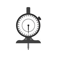 Dial indicator icon vector