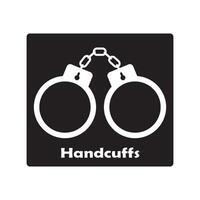 handcuffs icon design vector