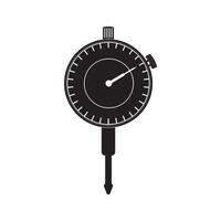 Dial indicator icon vector