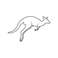 kangaroo icon design vector