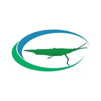grasshopper icon design vector