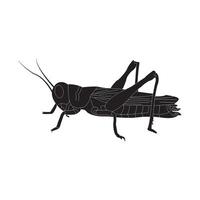 grasshopper icon design vector