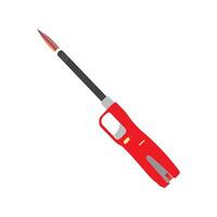 lighter or torch icon vector