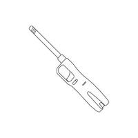 lighter or torch icon vector
