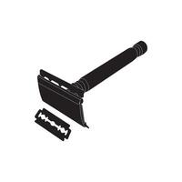 beard razor icon vector