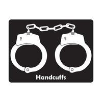 handcuffs icon design vector