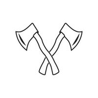 Axe icon design vector