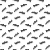 Stylized sneakers Seamless pattern in grayscale. Abstract background texture, wallpaper design idea. Isolate EPS. Wrapping, packing or web, cards, posters, banner, label, price design concept vector