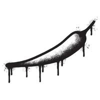 Spray Painted Graffiti Chili pepper icon Sprayed isolated with a white background. vector