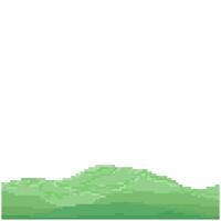mountain background pixel art for dynamic digital projects and designs. vector