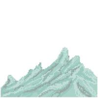mountain background pixel art for dynamic digital projects and designs. vector