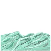 mountain background pixel art for dynamic digital projects and designs. vector