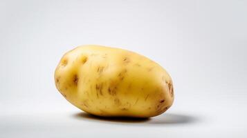 potato isolated on white background. Neural network photo