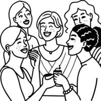 Cosmetic element outline for coloring pages. Cosmetics Easy Coloring Book vector