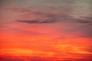 Beautiful , luxury soft gradient orange gold clouds and sunlight on the blue sky perfect for the background, take in everning,Twilight, Large size, high definition landscape photo