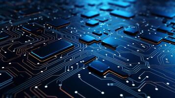 Advanced Technology Concept Visualization. Neural network photo