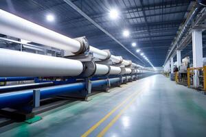Large offset printing press or magazine running. Neural network photo