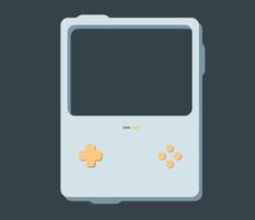 Retro Console Game Frame Box vector