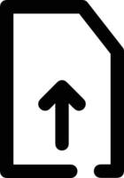 Upload icon symbol image vector