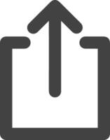 Upload icon symbol image vector