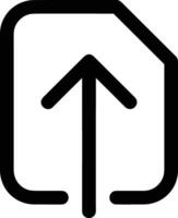 Upload icon symbol image vector
