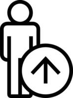 Upload icon symbol image vector