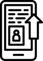 Upload icon symbol image vector